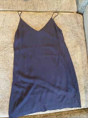 Wilfred black Slip Dress with Thin Straps